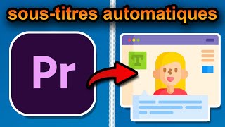 Premiere Pro Création automatique de soustitres 2024 rapide et facile [upl. by Eriha]