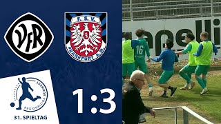 FSV Frankfurt bezwingt Aalen in Unterzahl   VfR Aalen  FSV Frankfurt 1899  31 Spieltag RLSW [upl. by Yelir]