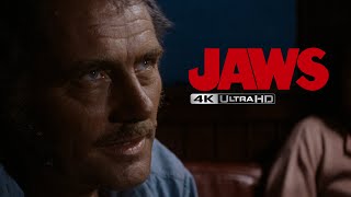 Jaws  USS Indianapolis Speech 4K HDR  HighDef Digest [upl. by Assirehs]