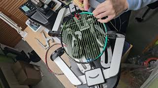 24 11 15 Badminton Stringing Yonex Astrox 88S Gosen GT5 Aerosonic 13kg [upl. by Hound]