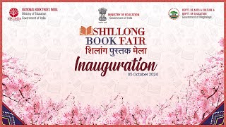 Inaugural Ceremony of Shillong Book Fair  5 October 2024 [upl. by Arat]