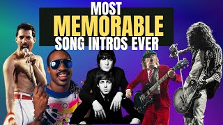 50 MOST MEMORABLE SONG INTROS EVER [upl. by Elylrac]