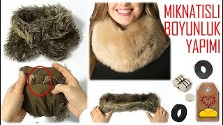 PRATİK MIKNATISLI BOYUNLUK YAPIMI  PRACTICAL MAGNETIC SCARVES  Dikiş Hocam [upl. by Bergman]