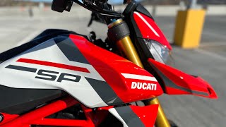 2023 Ducati Hypermotard 950 SP Termignoni Titanium Slip On Exhaust Sound [upl. by Silvan75]