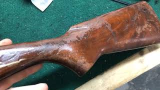 Refinishing a Stevens Single shot 12 gauge shotgun Part1 [upl. by Lleinnad878]