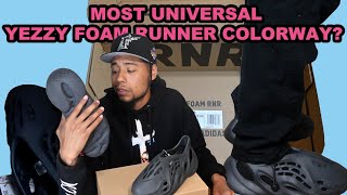 Yeezy Foam Runner Onyx Unboxing [upl. by Ahsiemaj718]