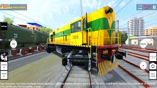 Goods Train Accident in RG Train Tech Demo Android Gameplay  Malgadi Train Game Download [upl. by Kaspar]