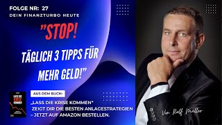 Tipp 27 Nutze mein Buch zu deinem Vorteil quotLassDieKriseKommenquot Finanztipps Erfolg Investieren [upl. by Neva]