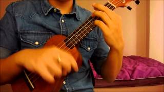 Titanium David Guetta  Ukulele fingerstyle by Amos Singapore [upl. by Yreme]