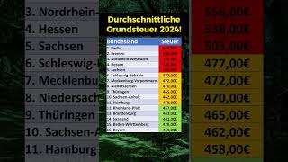 Grundsteuer in den Bundesländern [upl. by Kcirednek]