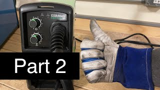 How to weld with flux core wire [upl. by Yenitirb]