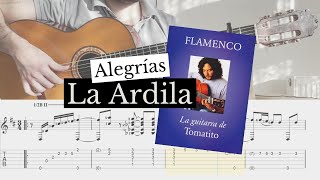 Tutorial La Ardila alegrías by Tomatito 100bpm [upl. by Ru]