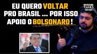 MONARK DIZ QUE O BOLSONARO É A ÚNICA OPÇÃO PARA VENCER A D1TADUR4 monarktalks monarktalkslive [upl. by Yerfdog]