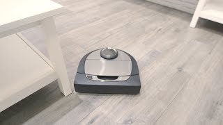 Neato Botvac D7 robot vacuum cleaner first look  IFA 2017 [upl. by Refitsirhc]