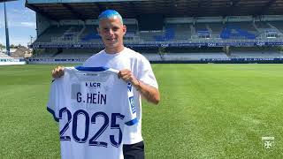 Gauthier Hein prolonge à lAJA jusquen 2025 [upl. by Adam]