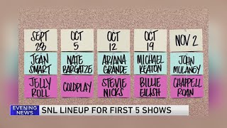 SNL announces lineup for first 5 shows of new season [upl. by Lyndy444]