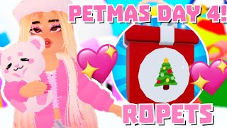 petmas day 4 💚❤️ FREE GOLD CAPSULE 😍 Roblox Ropets Update [upl. by Elly]