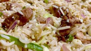 Indo Chinese Chicken Fried Rice  Recipe by Deepti Teckchandani [upl. by Aled]