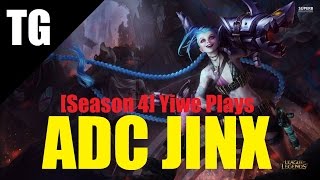 JINX ADC Season 4  Full GameplayCommentary [upl. by Suiratnod]