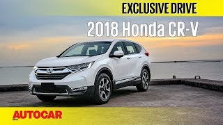 2018 Honda CRV Diesel  Exclusive Drive  Autocar India [upl. by Meeharbi]