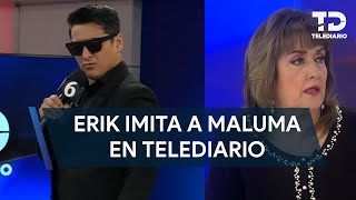 Erik Rocha imita a Maluma y le dedica canción a la Licenciada María Julia [upl. by Oibesue]