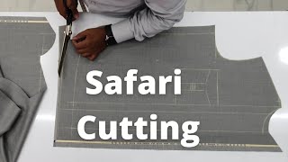 safari suit cutting  fitting safari suit cutting [upl. by Ellary825]