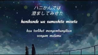 RADWIMPS  Sparkle  OST Your Name  Kimi no Na wa   Lirik Terjemahan [upl. by Ibib]