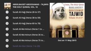 Abdelbasset Abdessamad  Tajwid The Holy Quran Vol 16 [upl. by Airret291]