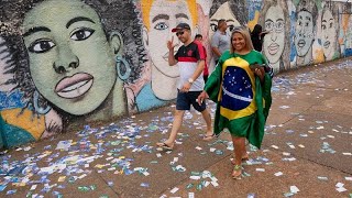 Brazil election Lula leads Bolsonaro in polls as country votes in tense presidential contest [upl. by Brown]