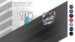 Basketaki Salonica Cup  Team DK Vs Tigers  221024 [upl. by Ytiak]