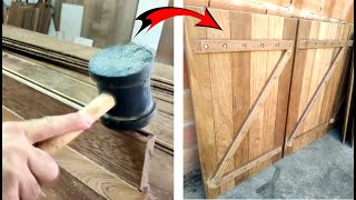 Cómo Hacer POSTIGOS de MADERA para Ventanas  Crear Contraventanas Rústicas  DIY Tutorial [upl. by Waring503]