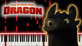 How To Train Your Dragon  Test Drive Piano CoverTutorial [upl. by Doro]