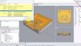 RhinoCAM 2018 Automatic Feature Machining AFM Quick Start [upl. by Yuille]