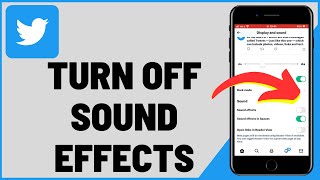 How to Turn Off Sound Effects On Twitter [upl. by Imeka]