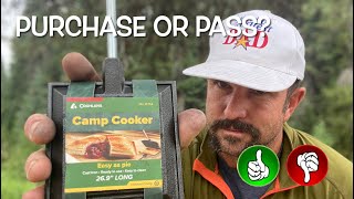 InDepth Review amp Cooking Demo of the Coghlans Cast Iron Camp Cooker [upl. by Jemmie]