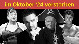 29 Verstorbene Prominente im Oktober 2024 [upl. by Entruoc]