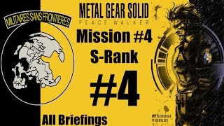 Metal Gear Solid Peace Walker HD  Stealth Walkthrough  Mission 4  SRANK BOSS BATTLE [upl. by Maynord]