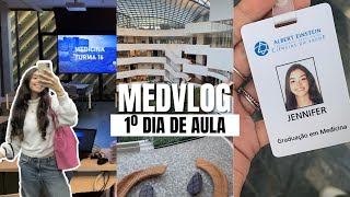 MEDVLOG 2 PRIMEIRO DIA DE AULA [upl. by Hsoj91]