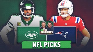 New York Jets vs New England Patriots BEST BETS NFL Picks amp Predictions  The Favorites Podcast [upl. by Sirovat]