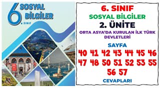 6 Sınıf Sosyal Bilgiler Ders Kitabı Sayfa 40 41 42 43 44 45 46 47 48 50 51 52 53 55 56 57 Cevapları [upl. by Virginie]