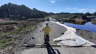 Riding across the refurbished Mill Creek road by Lake Cleone [upl. by Adias]