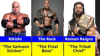 WWE Wrestlers and their Nickname [upl. by Miran]