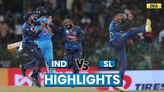 IND Vs SL Highlights 2nd ODI Rohit Sharma Fifty In Vain Sri Lanka Beat India By 32 Runs I Cricket [upl. by Nniw]