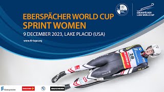 RELIVE  Sprint Women  EBERSPÄCHER Luge World Cup  Lake Placid USA [upl. by Kerrin]