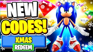 NEW ALL WORKING CODES FOR Sonic Speed Simulator IN DECEMBER ROBLOX Sonic Speed Simulator CODES [upl. by Nyleaj673]