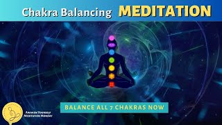 Meditation to BALANCE the 7 CHAKRAS  19 Minutes  Awaken Yourself [upl. by Ennayelsel]