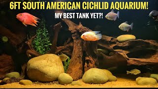 HUGE 125 gallon South American Cichlid Aquarium  My best Fishtank yet [upl. by Atteyek447]