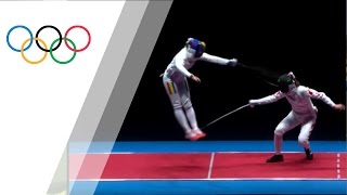 Impressive flying touch by Ana Maria Popescu in women’s épée team final [upl. by Consalve]