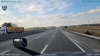 BigRigTravels LIVE  Parma OH to Elkhart IN 1524 [upl. by Yxor966]