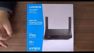 AlexUnboxing  Linksys AX1800 MaxStream DualBand Wifi 6 Router VidaDigital [upl. by Anorahs]